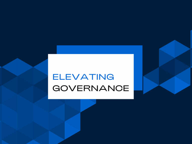 Elevating Governance graphic