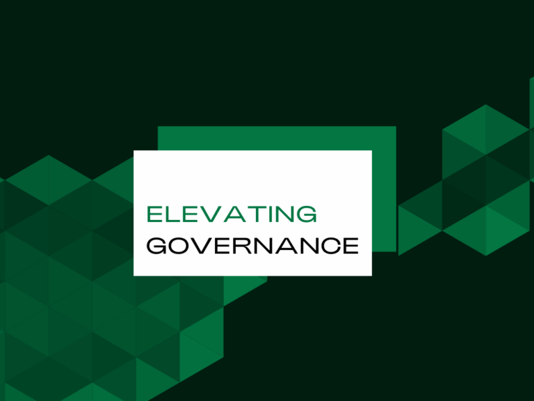 Elevating Governance graphic