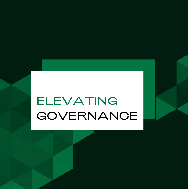 Elevating Governance graphic