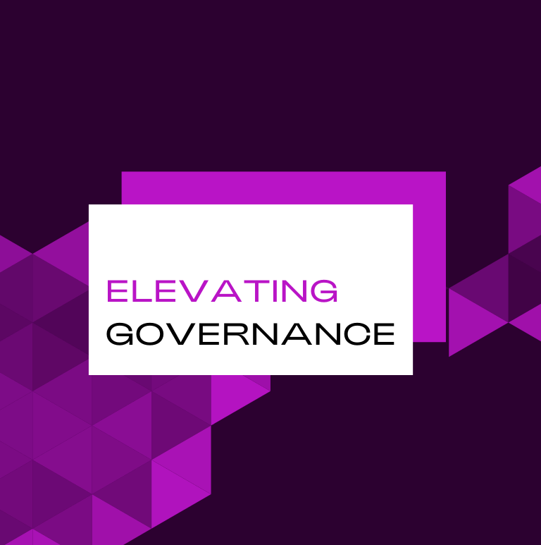 Elevating Governance graphic