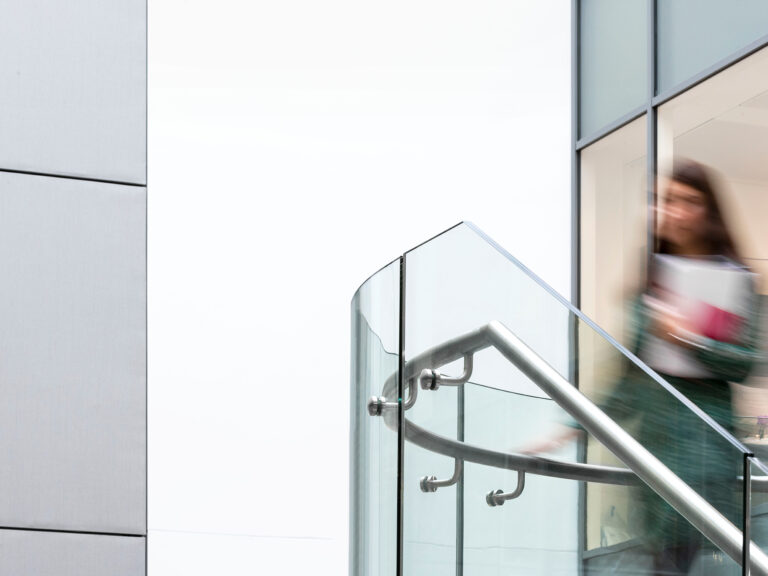 Image of woman on stairs