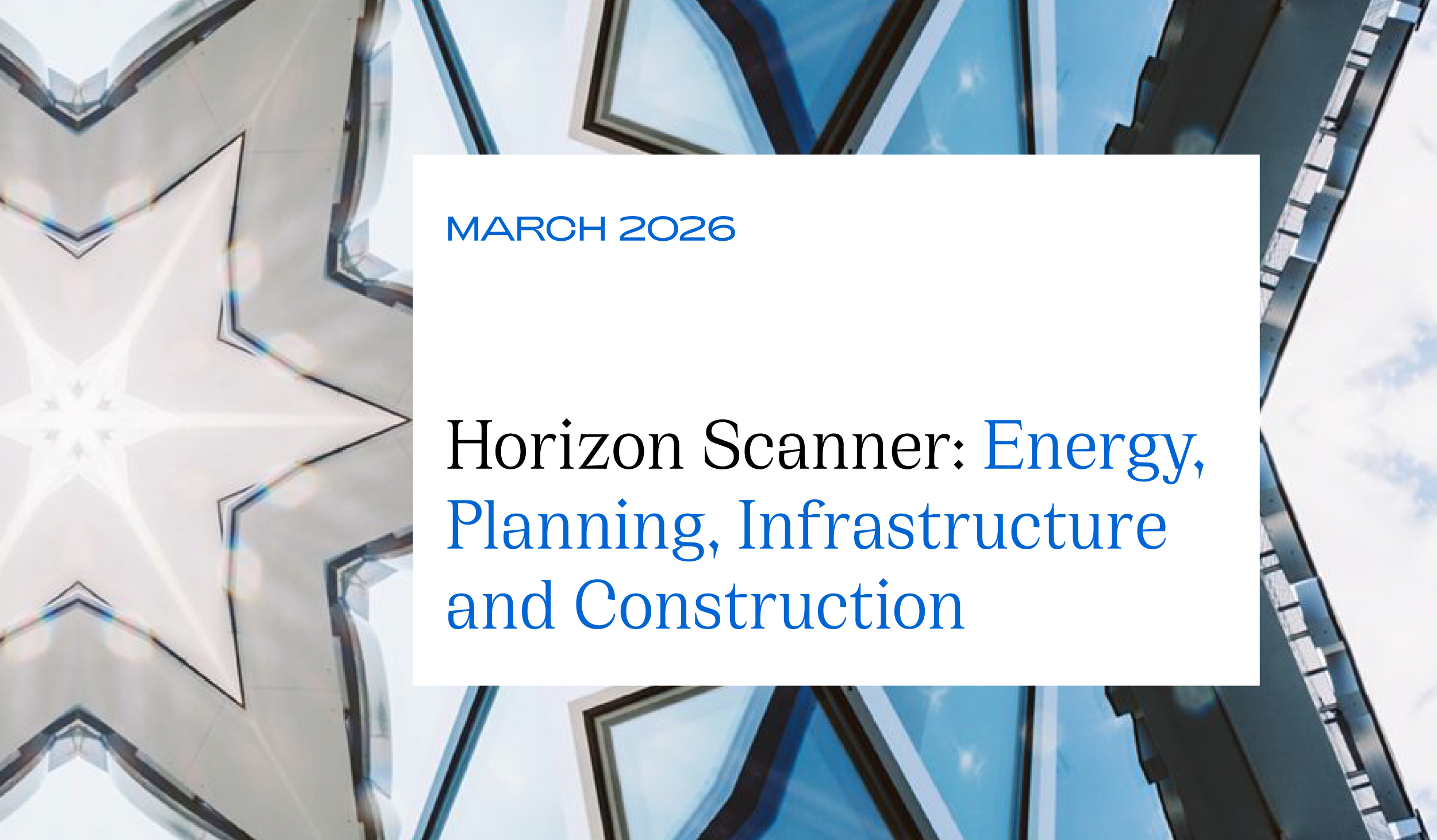 Horizon scanner March 2026