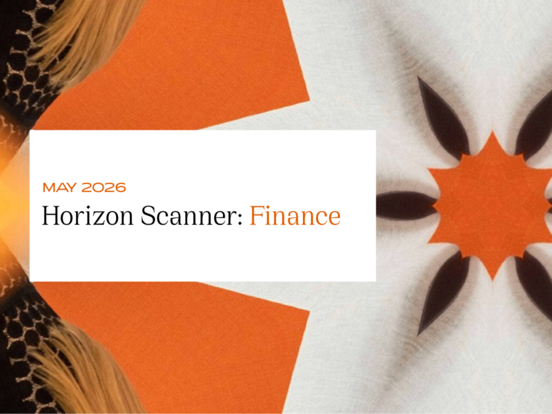 Horizon Scanner Finance May 2026