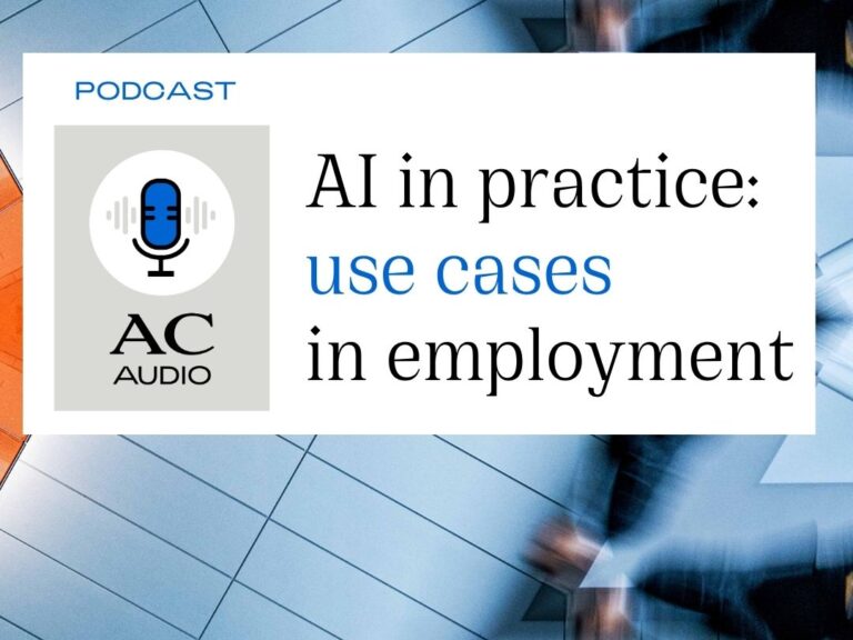 AI in practice: use cases in employment